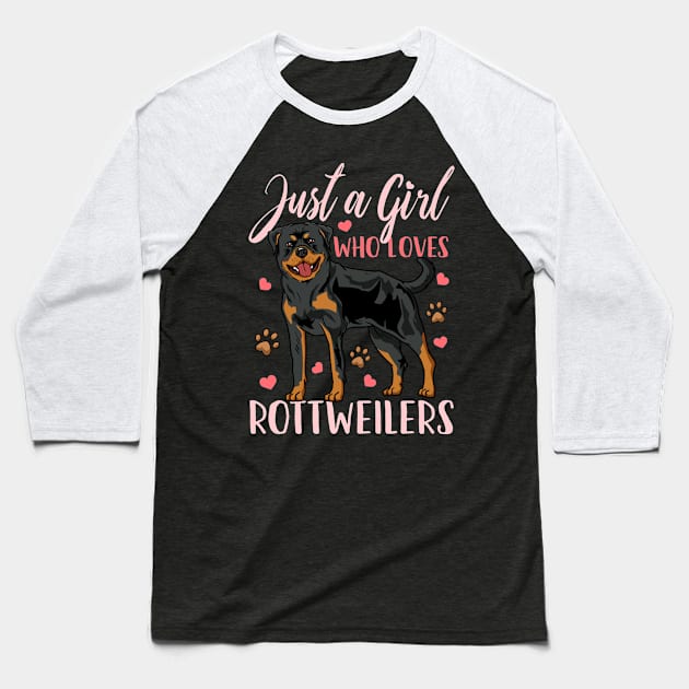 Rottweiler Baseball T-Shirt by KAWAIITEE